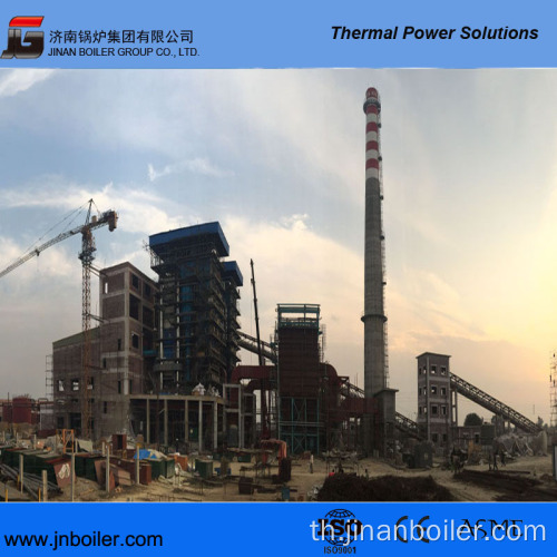 55 T / H Lean Coal ยิง CFB Boiler